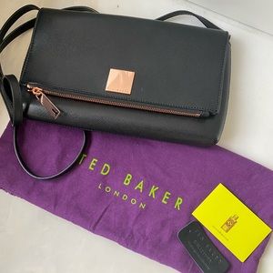 Black Leather Ted Baker crossbody